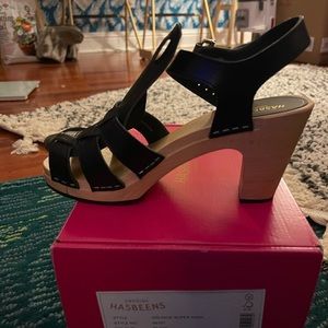 Black Grunge Super High Swedish Hasbeens New In Box